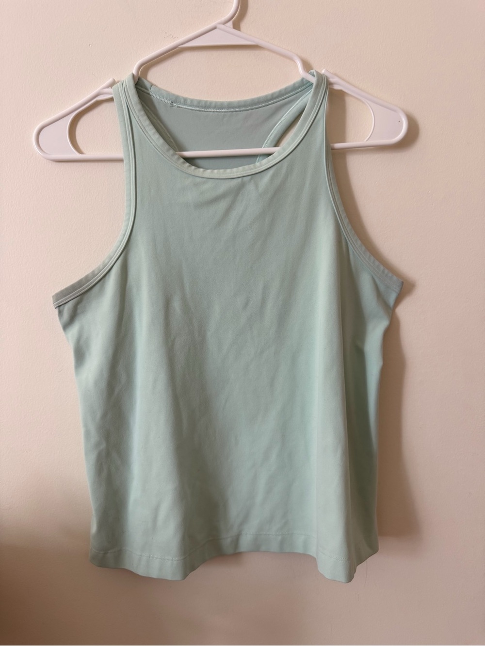 Lululemon High-Neck Active Racerback Tank Top – Mint Green